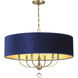 Van Noord 6 Light 32 inch Oxidized Aged Brass Pendant Ceiling Light